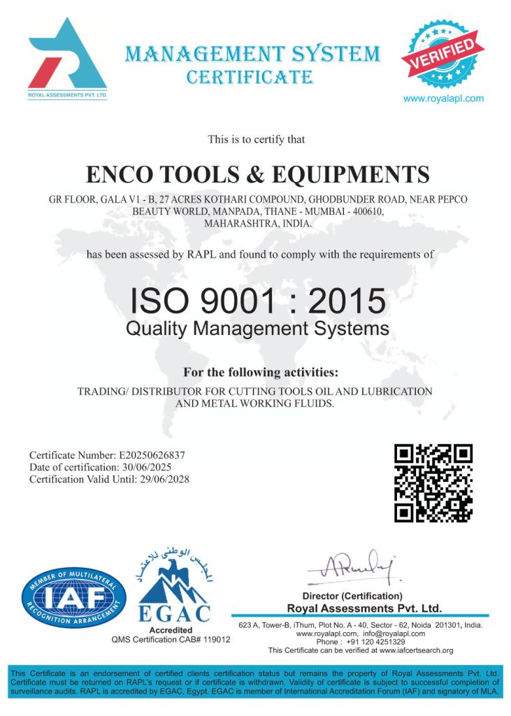 ENCO-TOOLS-&-EQUIPMENTS-3-YEARS-QMS